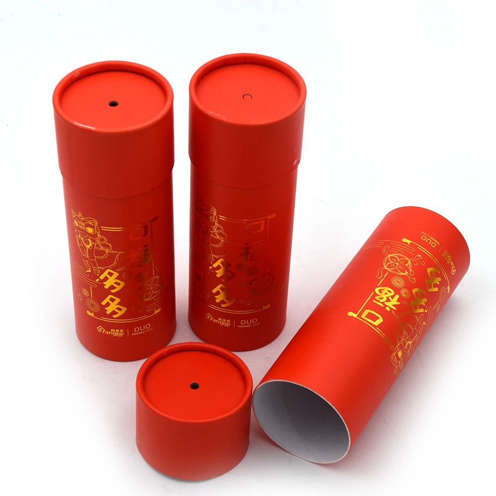 Eco-Friendly Biodegradable Customized Empty Cosmetics Lip Balm Deodorant Stick Push up Paper Tubes Deodorant Container