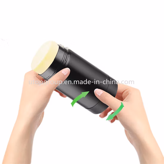 Envase vacío redondo vacío del desodorante de la muestra libre cosmética plástica SRS 75g