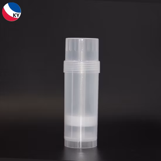 Envase de barra de desodorante de plástico PP colorido transparente de 60 g